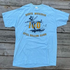 Vintage 80s North Muskegon Band “Still Rolling Along” Graphic T-Shirt